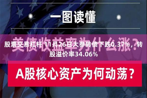 股票交易杠杆 11月26日大参转债下跌0.37%，转股溢价率34.06%