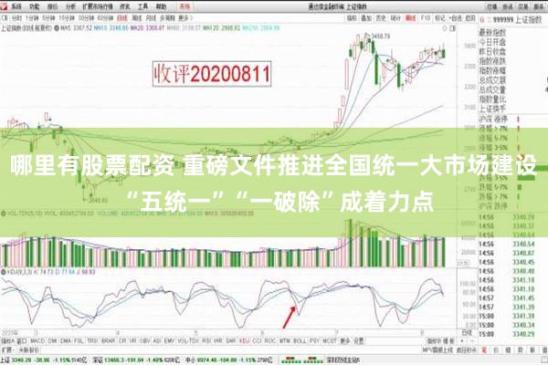 哪里有股票配资 重磅文件推进全国统一大市场建设 “五统一”“一破除”成着力点