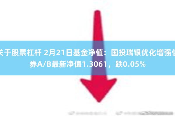 关于股票杠杆 2月21日基金净值：国投瑞银优化增强债券A/B最新净值1.3061，跌0.05%